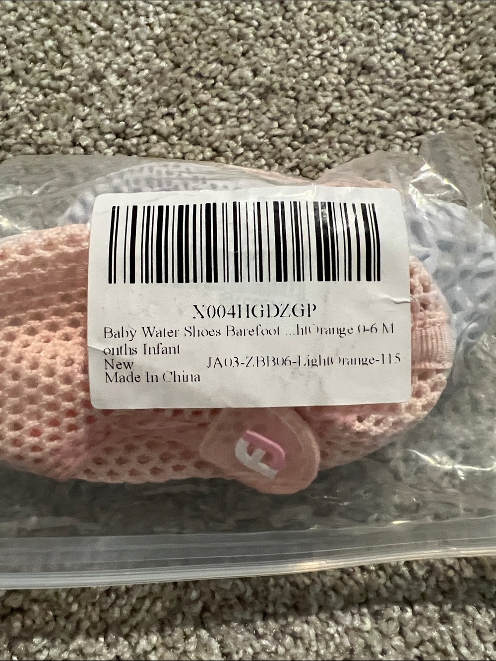 Amazon Pink Mesh Slip-On Water Shoes for Kids - Picture 2 of 2